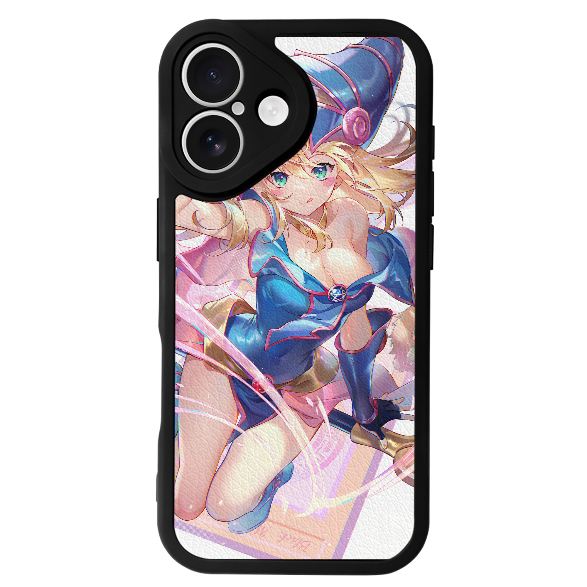 （画像用） 遊☆戯☆王 Yu-Gi-Oh! 【iPhone 16シリーズ対応】シリコンスマホケース（レザー調） 材質：シリコン